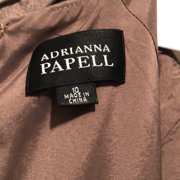 Adrianna Papell party dress - Metallic size 10 - Picture 6 of 8